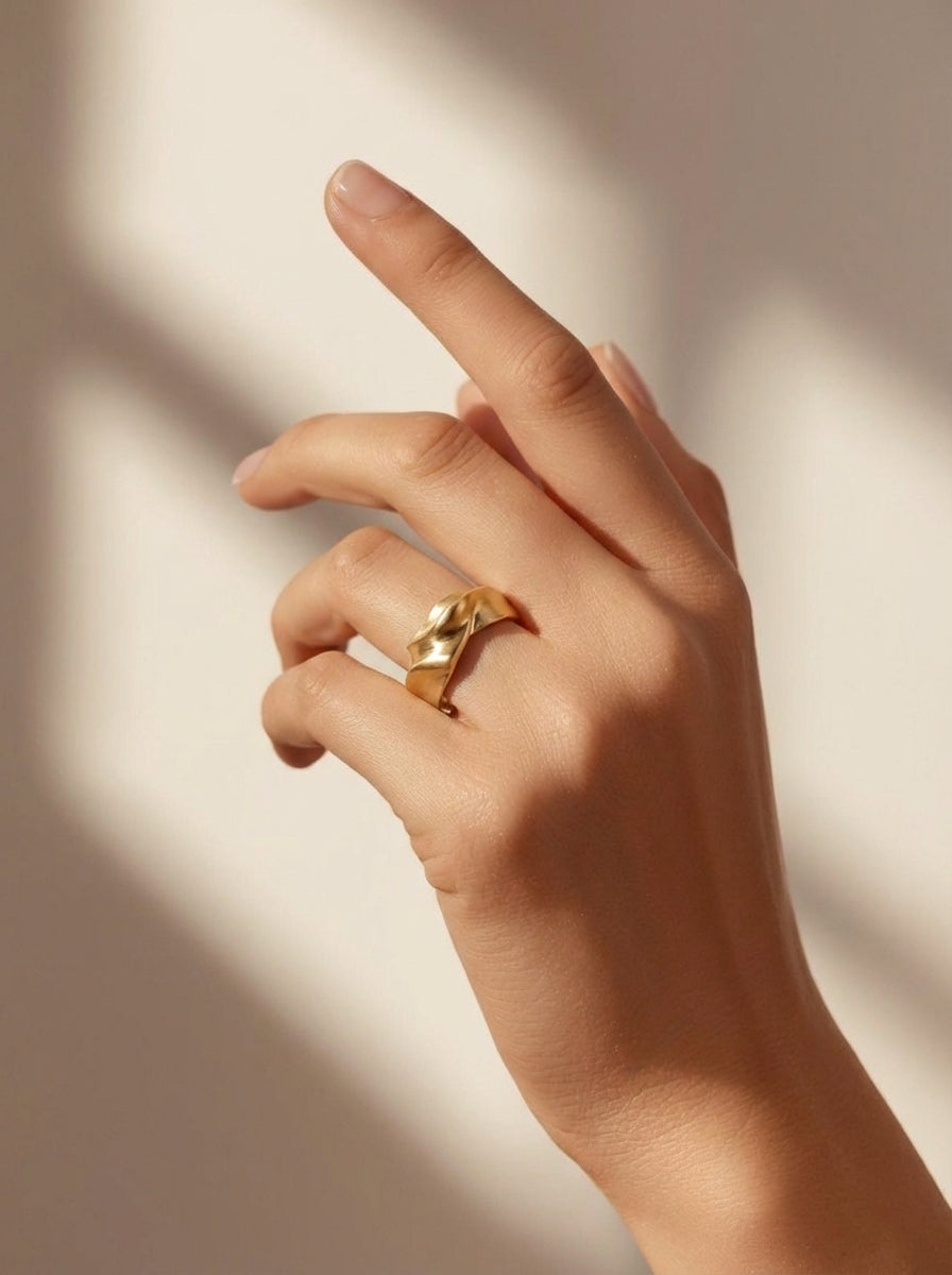 DUNES STERLING SILVER RING image 0